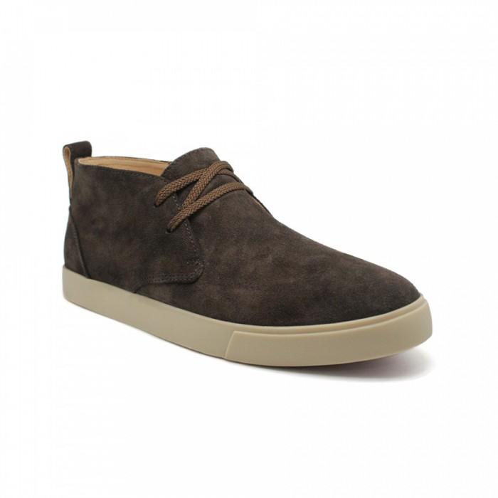 Ботинки Loro Piana Lace Up Chocolate Suede