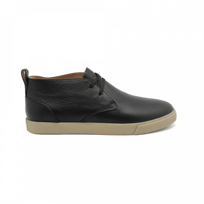 Ботинки Loro Piana Lace Up Black Leather