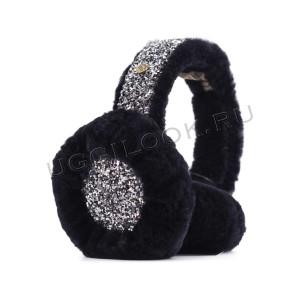 Меховые наушники Earmuff Stardust Черные