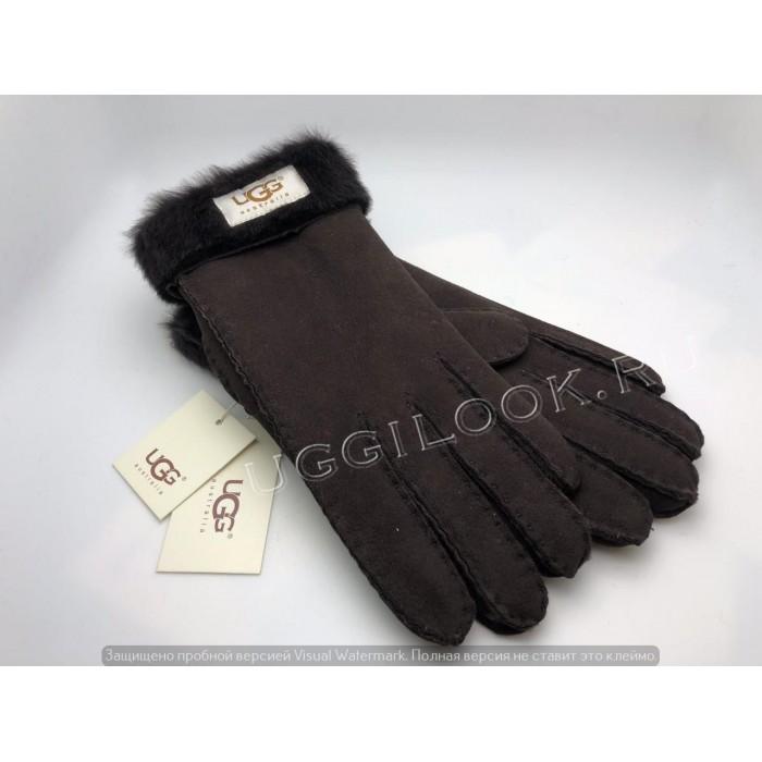 UGG Ladies Gloves Chocolate