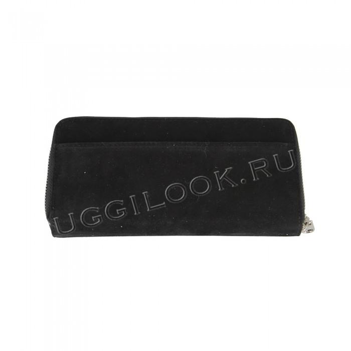 Honey Sheepskin Wallet Black