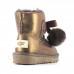 Gita Bow Boot for Kids Metallic Bronze