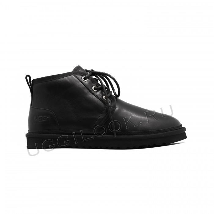 Neumel Boot for Men Leather Black