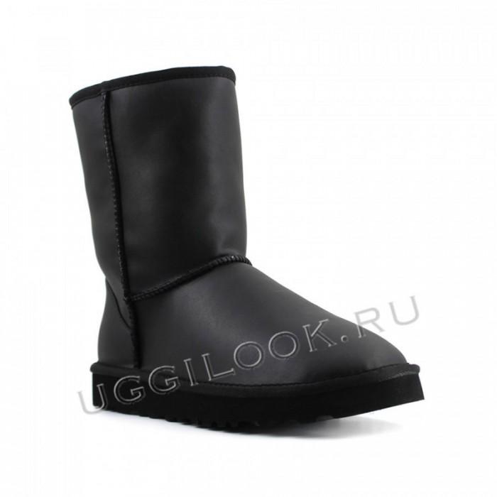 UGG Leather One Zip Black