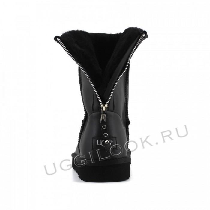 UGG Leather One Zip Black