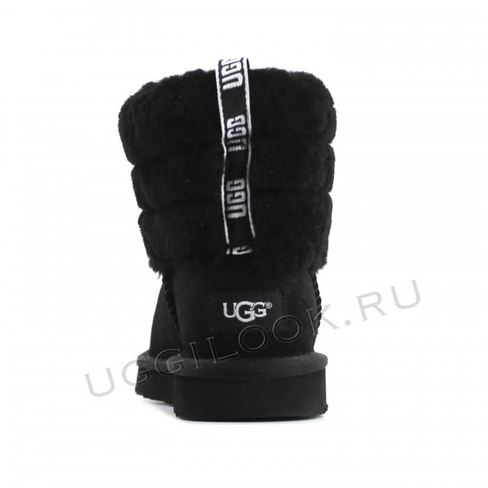 Mini Fluff Quilted Boot Black