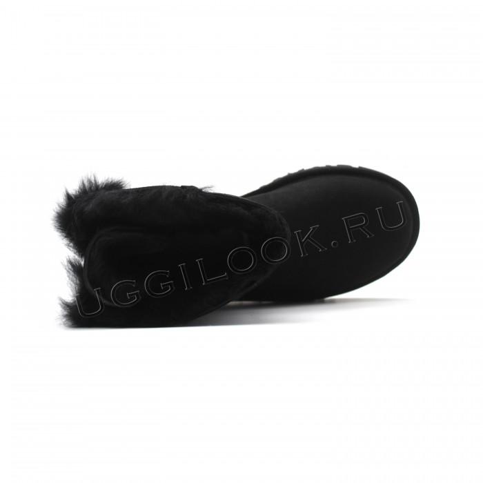 Mini Fluff Bow Black