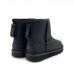 UGG Mini Logo Zip Shine Black