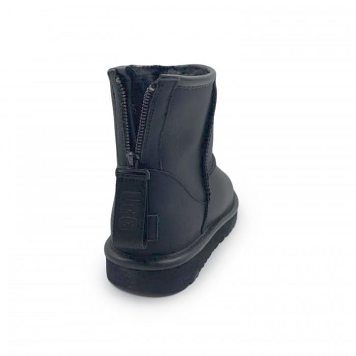 UGG Mini Logo Zip Shine Black