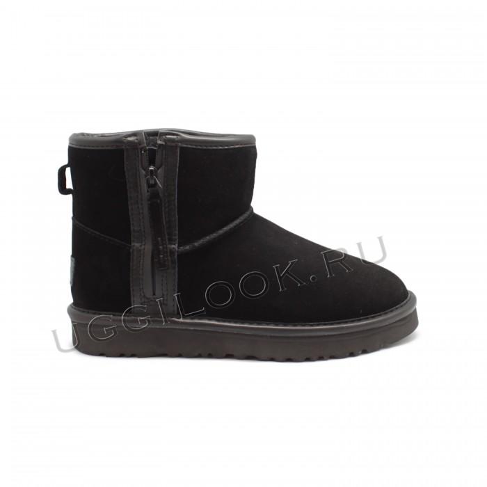 Mini Zip Boot Black