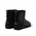 Mini Zip Boot Metallic Black