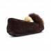 Dakota Pom Pom Slipper Chocolate