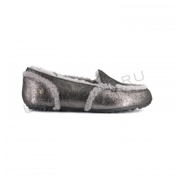 Hailey Metallic Slipper Gunmetal