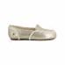 Hailey Metallic Slipper Platinum Gold