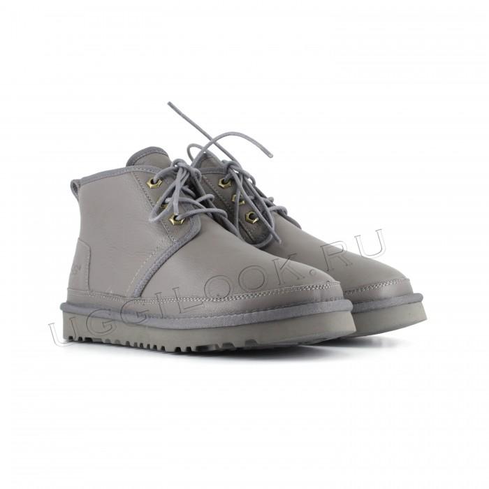 Womens Neumel Boot Leather Grey