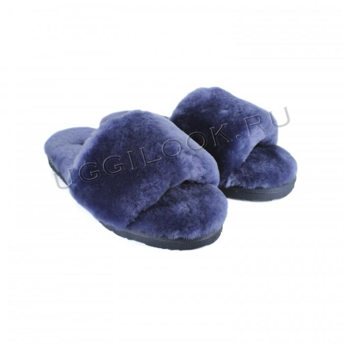 Fluff Slides Slipper Navy