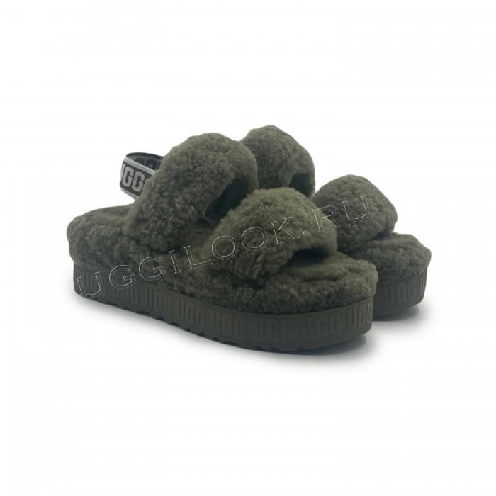 UGG Oh Fluffita Slide Burnt Olive