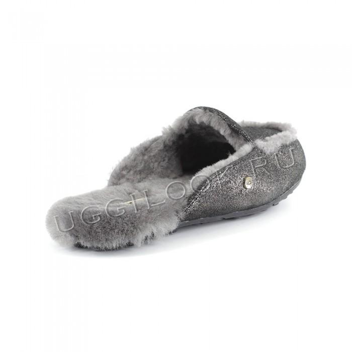 Lane Slip-On Metallic Loafer Gunmetal