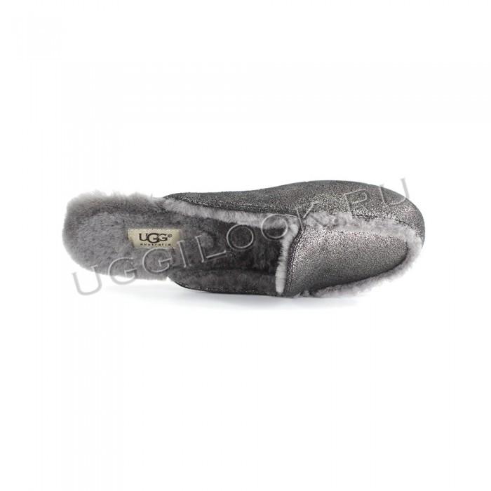 Lane Slip-On Metallic Loafer Gunmetal