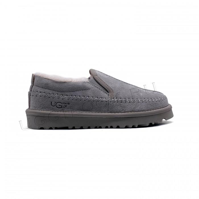 Slipper for Women Stitch Slip Grey