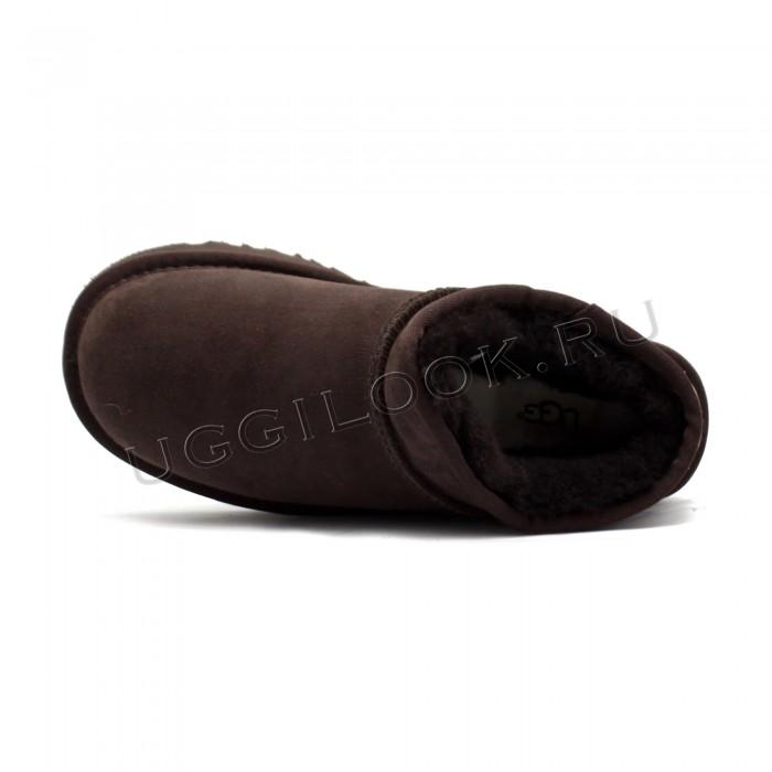 Угги низкие слипперы коричневые Classic SLIPPER TASMAN chocolate