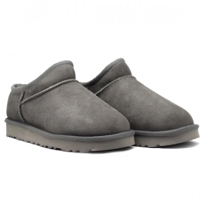 Угги низкие слипперы серые Classic SLIPPER TASMAN grey