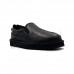 Slipper for Women Stitch Slip Leather Black