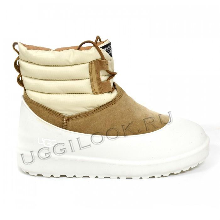 UGG Womens LACE-UP WEATHER Chestnut / Whitecap Grey