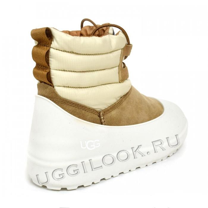 UGG Womens LACE-UP WEATHER Chestnut / Whitecap Grey