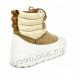 UGG Womens LACE-UP WEATHER Chestnut / Whitecap Grey